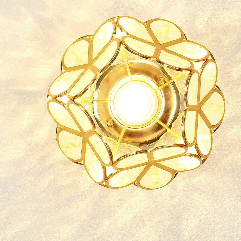 Nordic Petal Aisle Ceiling Lamp Elegant