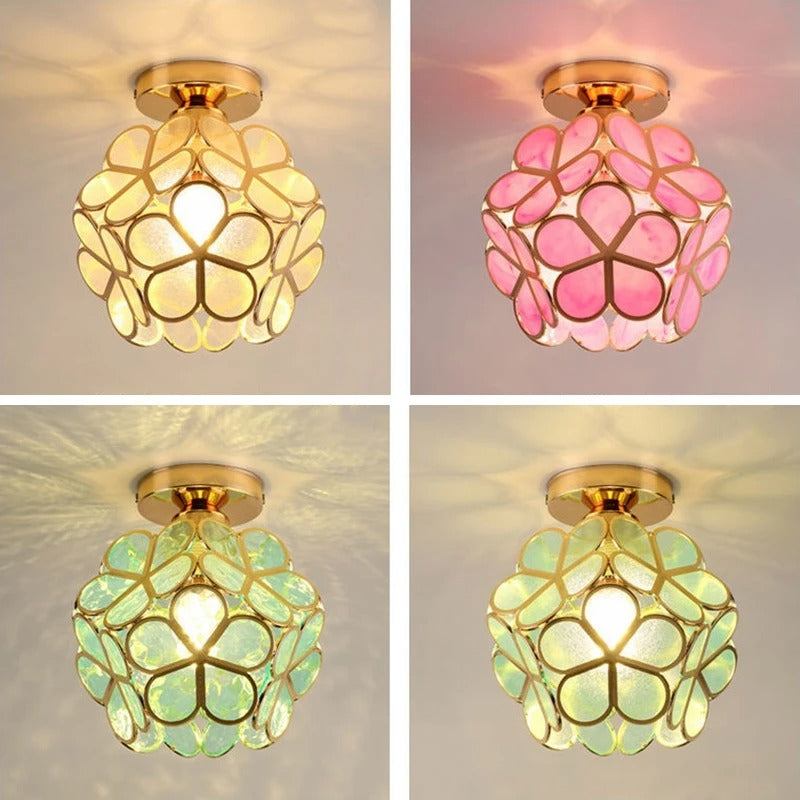 Nordic Petal Aisle Ceiling Lamp Elegant