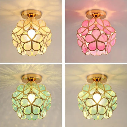 Nordic Petal Aisle Ceiling Lamp Elegant