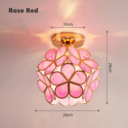 Nordic Petal Aisle Ceiling Lamp Elegant
