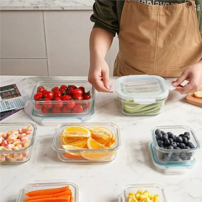 Meal Prep Containers Glass Food Storage