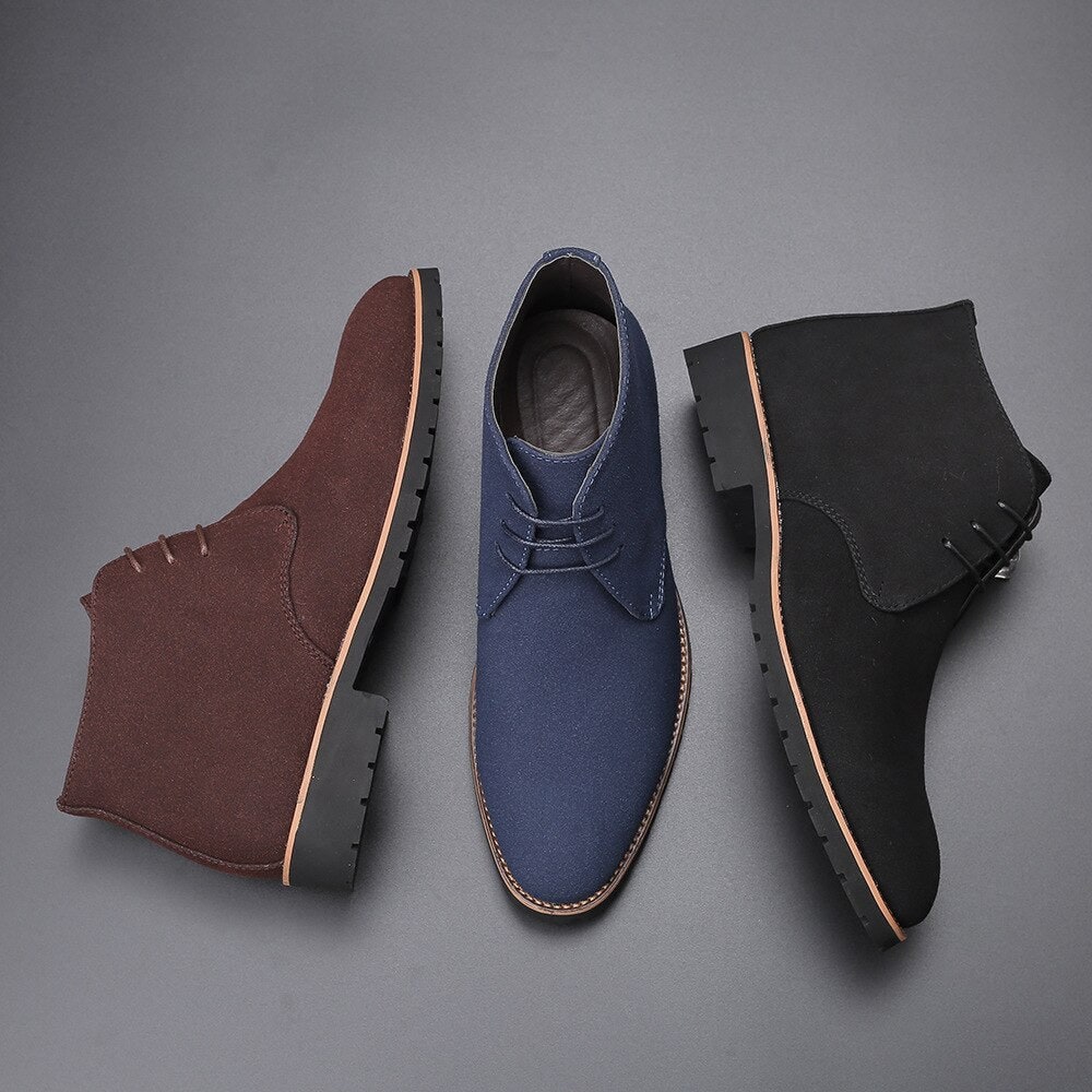 Men's Ankle Boots Slip On Casual Footwear