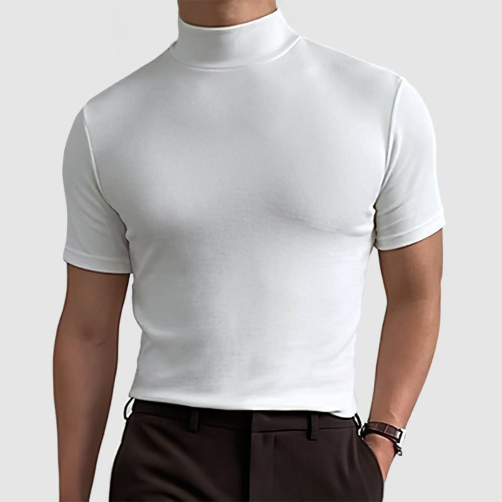 Men's Stretch T Shirt Short Sleeve Luxurious