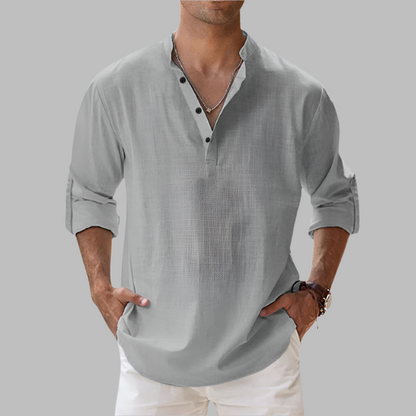 Men's Summer Shirt Relaxed Fit Casual Shirt