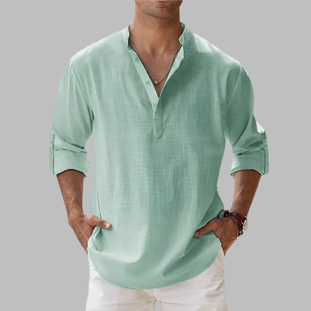Men's Summer Shirt Relaxed Fit Casual Shirt