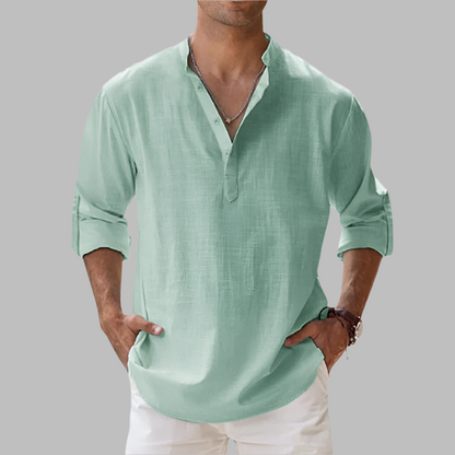Men's Summer Shirt Relaxed Fit Casual Shirt