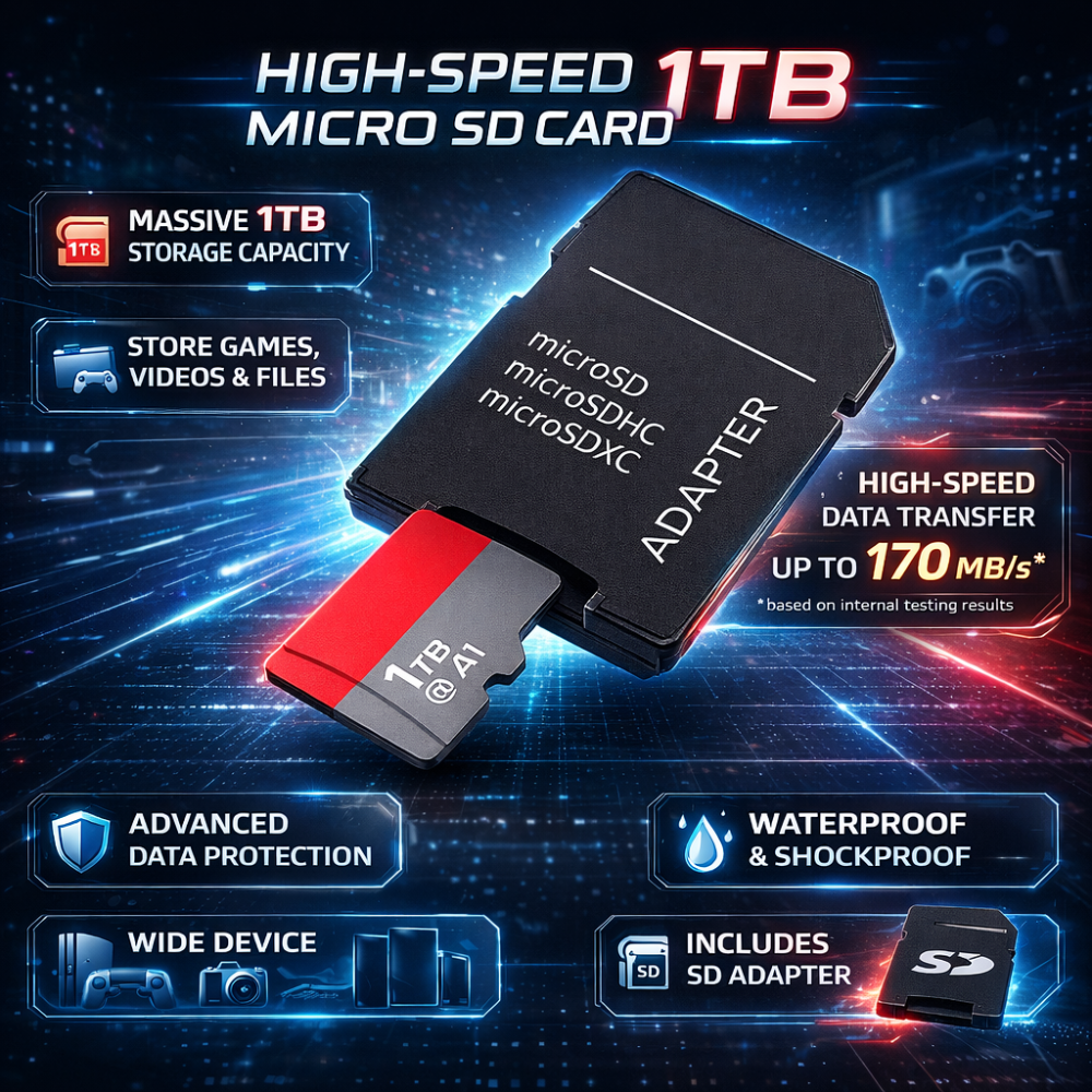 Micro SD Storage Card Adapter High Speed