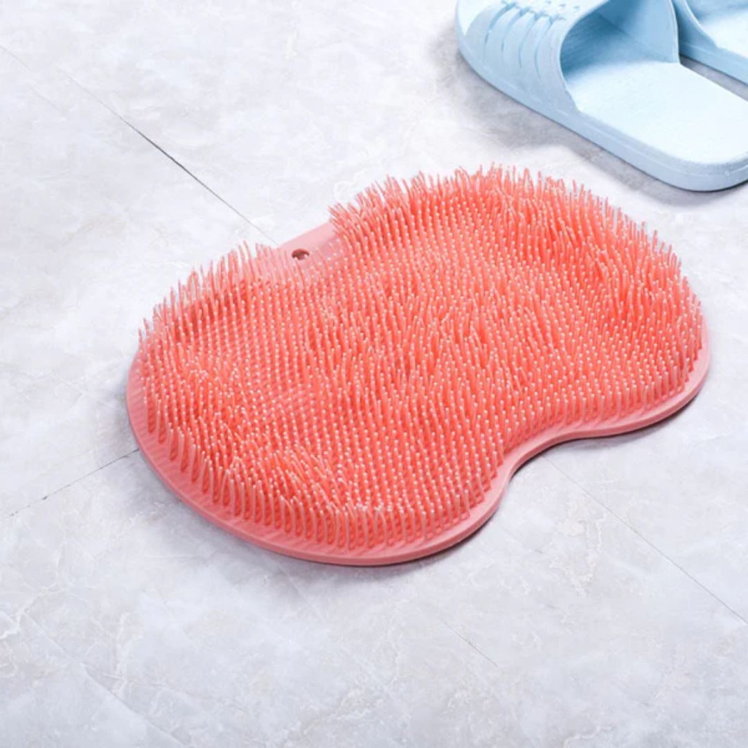 Non Slip Bath Mat Scrub Foot Back