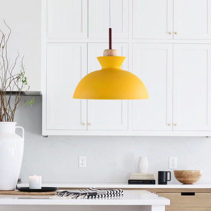 Modern Single Pendant Dome Light
