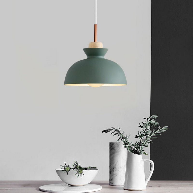 Modern Single Pendant Dome Light