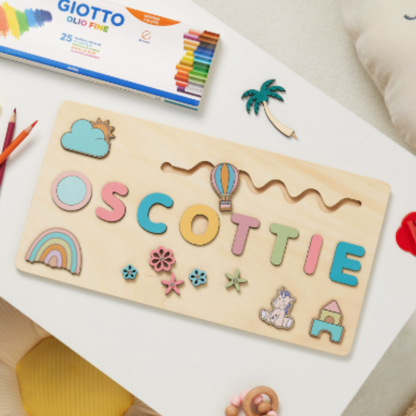 Personalized Puzzle Educational Toy Toddlers
