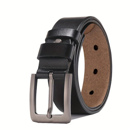Pin Buckle Leather Belt Durable Casual