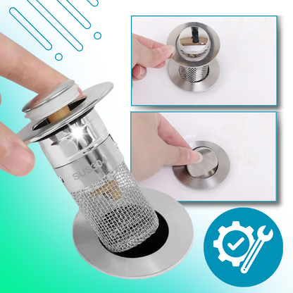 Pop Up Sink Stopper Drain Cover Easy