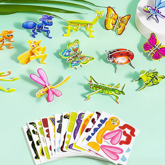 Kids 3D Cartoon Puzzle Set Animal