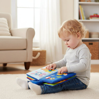 Quiet Book Montessori Fabric Learning