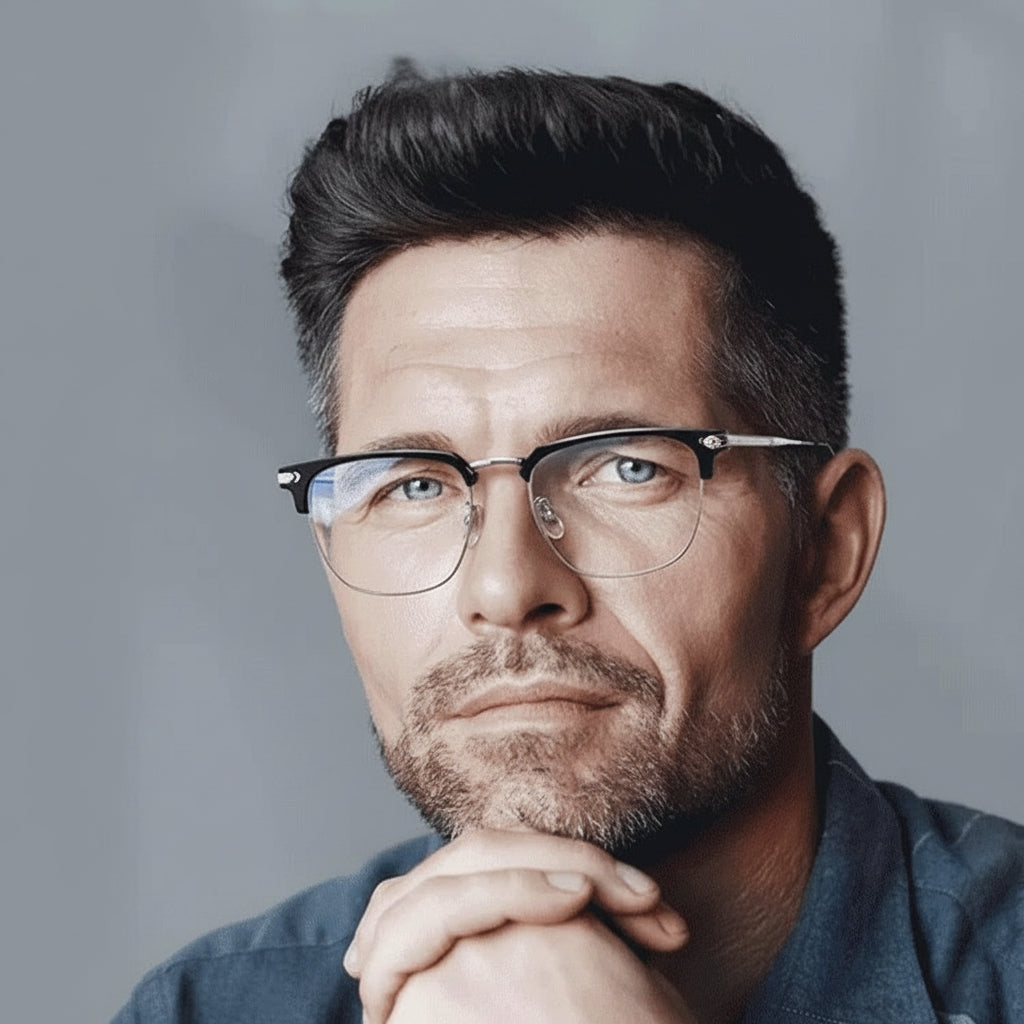 Reading Glasses Computer Titanium Frame