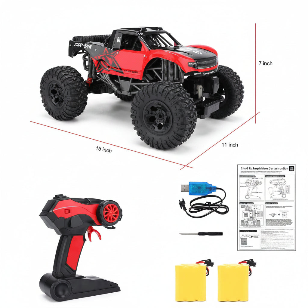 Remote Control Monster Truck Amphibious All