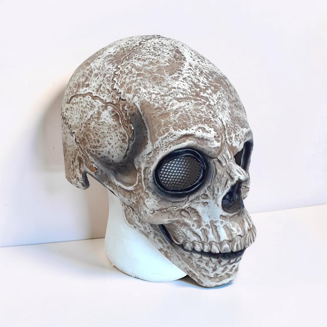 Halloween Costume Mask Skull Moving Jaw