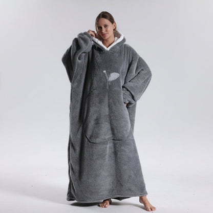 Snuggie Wearable Blanket Hooded Cozy Winter