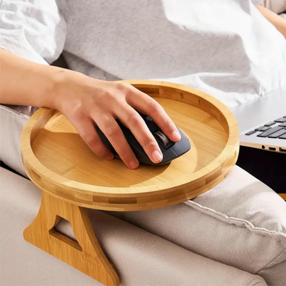 Sofa Side Table Armrest Tray Adjustable