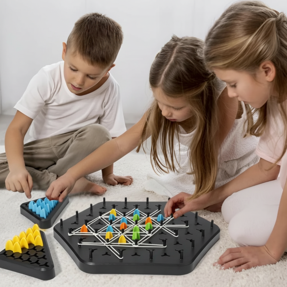 Strategy Board Game Family Indoor Triangle