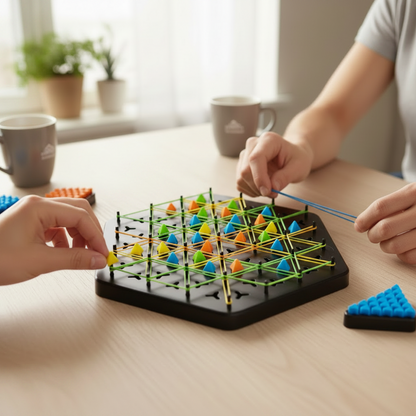Strategy Board Game Family Indoor Triangle