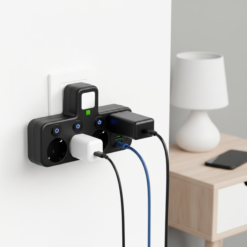 Surge Protection Power Strip USB Outlets