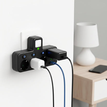 Surge Protection Power Strip USB Outlets