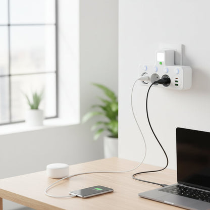 Surge Protection Power Strip USB Outlets