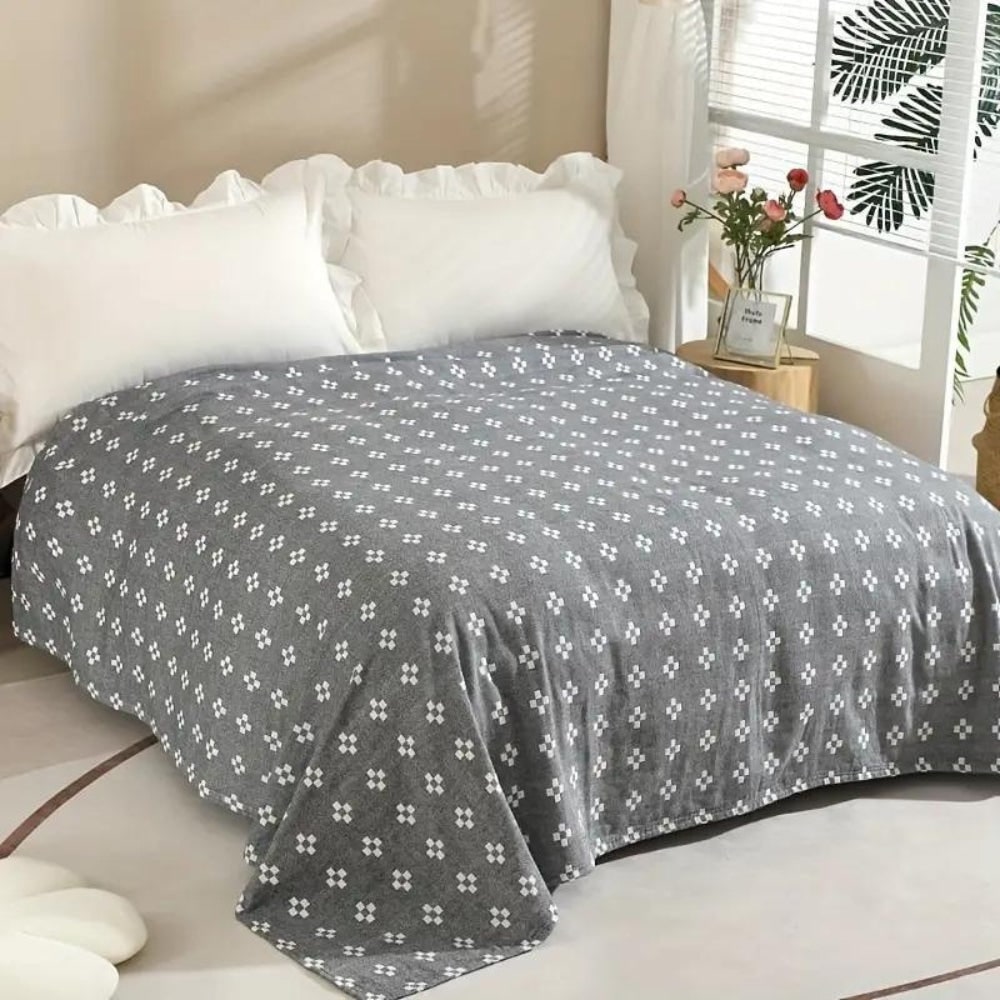 Throw Blanket Cotton Blanket Fluffy
