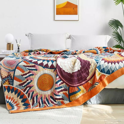 Throw Blanket Cotton Fluffy All Season