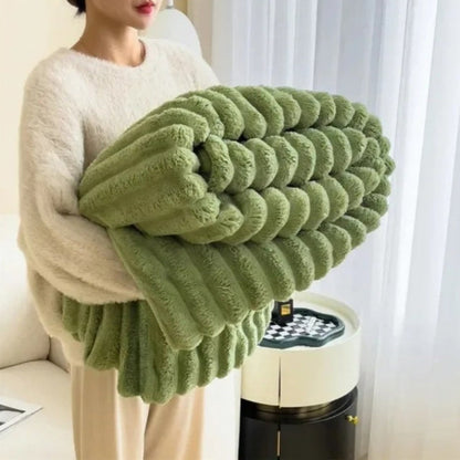 Throw Blanket Cozy Plush Soft Textured