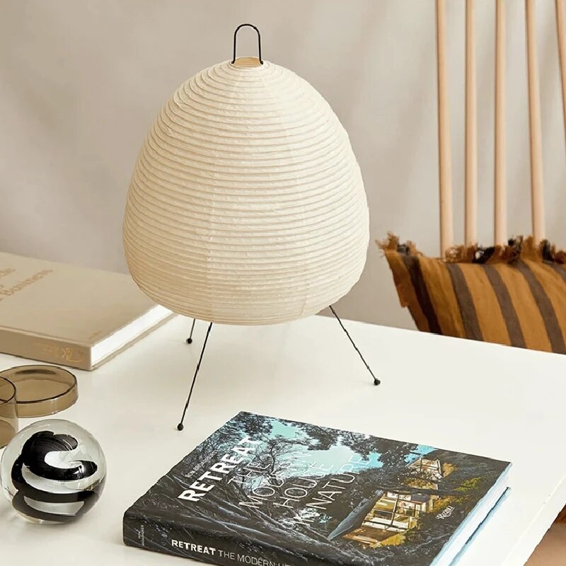 Japanese Rice Paper Table Lamp Minimalist