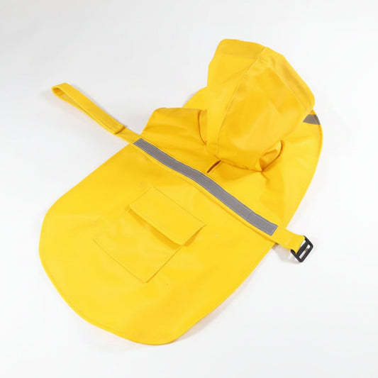 Waterproof Dog Raincoat Adjustable Hooded