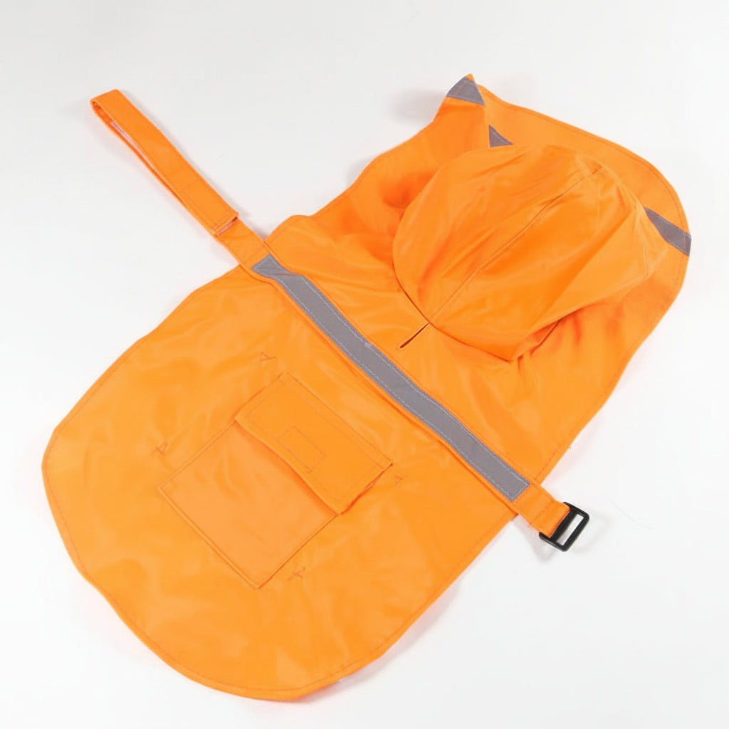Waterproof Dog Raincoat Adjustable Hooded