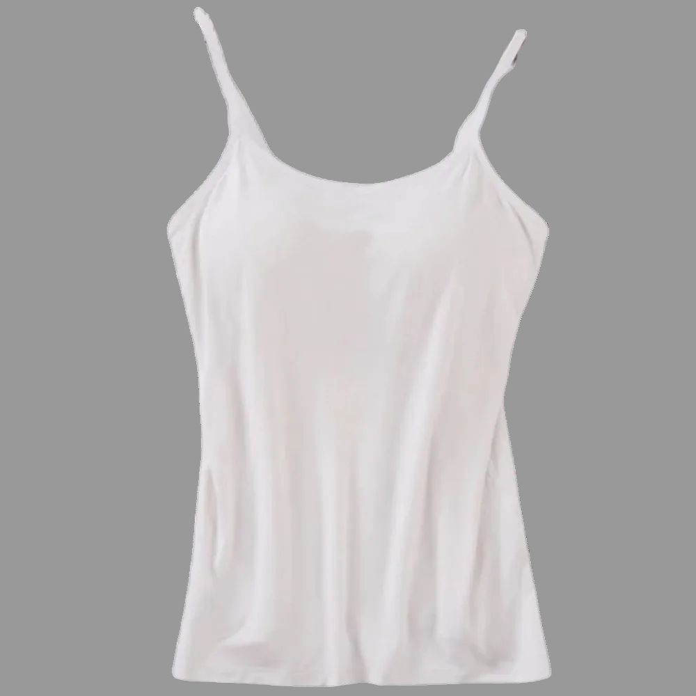 Women's Built In Bra Camisole Undergarment