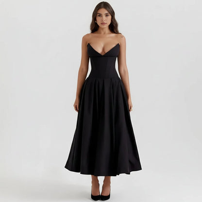 Women's Cocktail Dress Midi Off Shoulder
