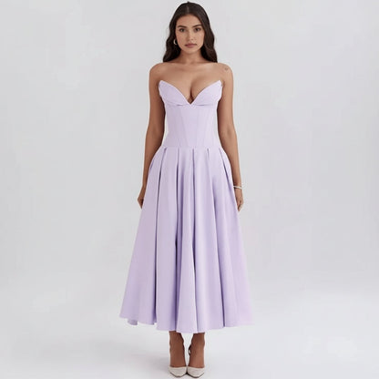 Women's Cocktail Dress Midi Off Shoulder