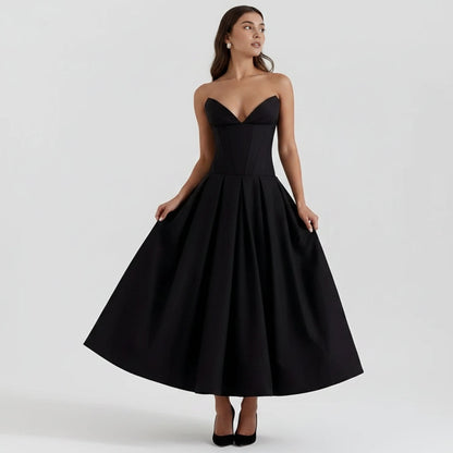 Women's Cocktail Dress Midi Off Shoulder