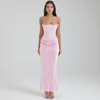 Womens Formal Dress Corset Evening Gown