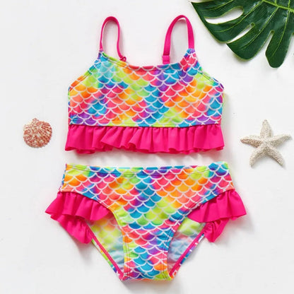 Women's Swimsuit Bikini Set Kids Swimwear