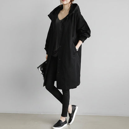 Women's Waterproof Trench Coat Hooded