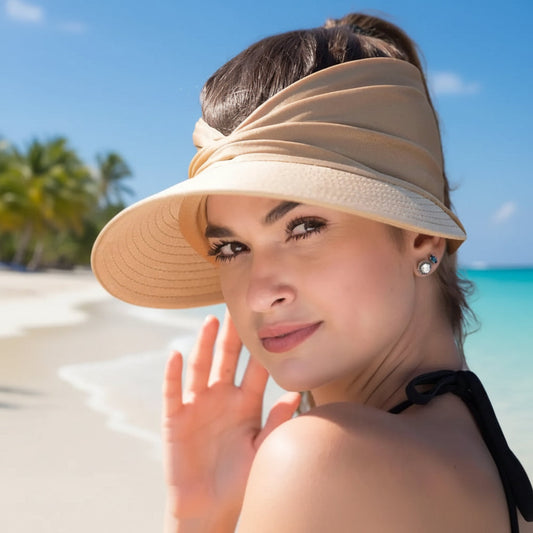 Women's Wide Brim Sun Beach Hat Packable